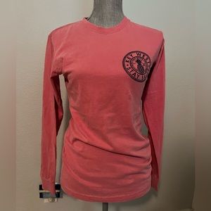 Pink/Navy Key West Long Sleeve Tee